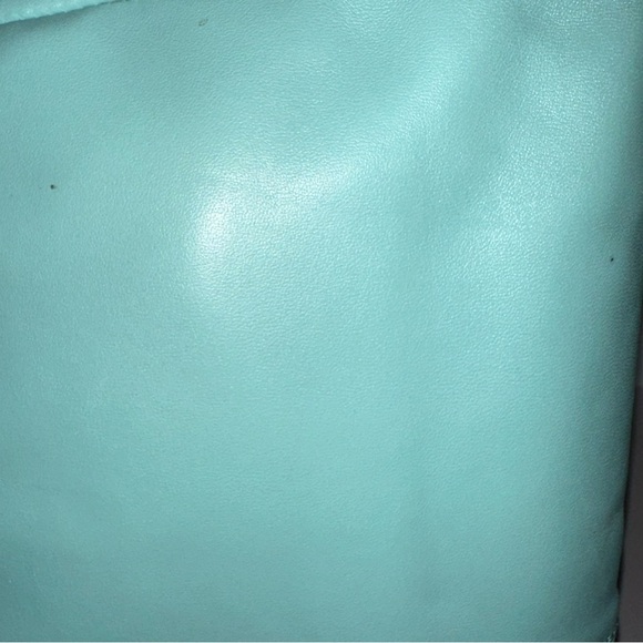 Coach EUC Turquoise Leather Pleated Gallery Shoulder Tote with COA - Picture 13 of 17